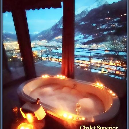 Chalet Con Jacuzzi Vista Montagne Aoste Chambre photo