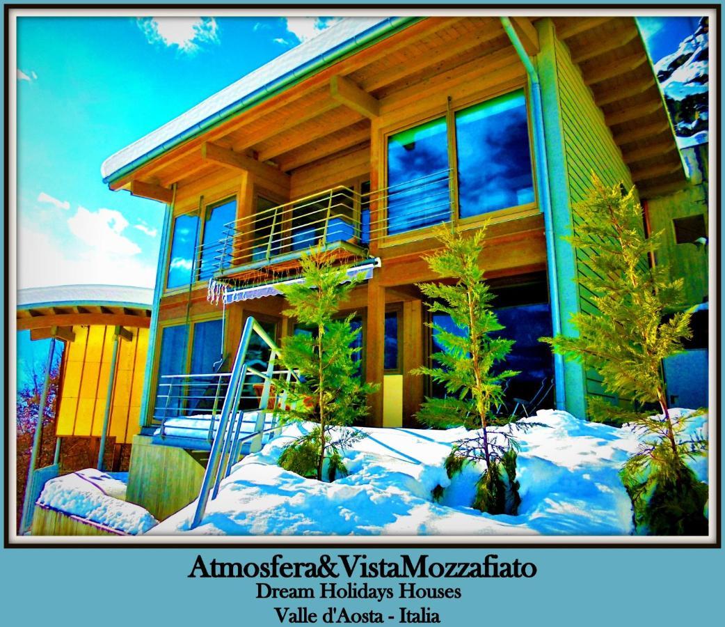 Chalet Con Jacuzzi Vista Montagne Aoste Extérieur photo