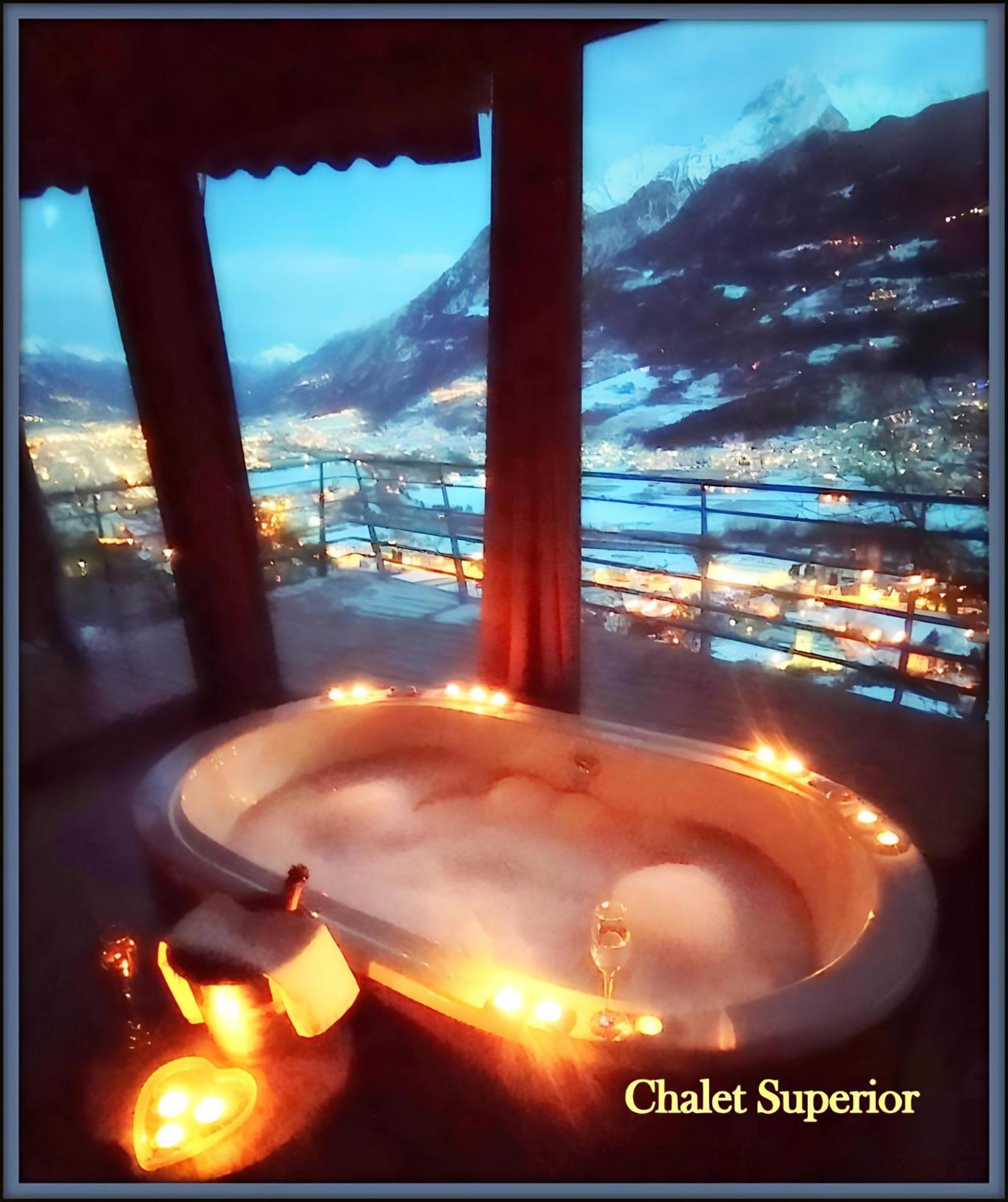 Chalet Con Jacuzzi Vista Montagne Aoste Chambre photo